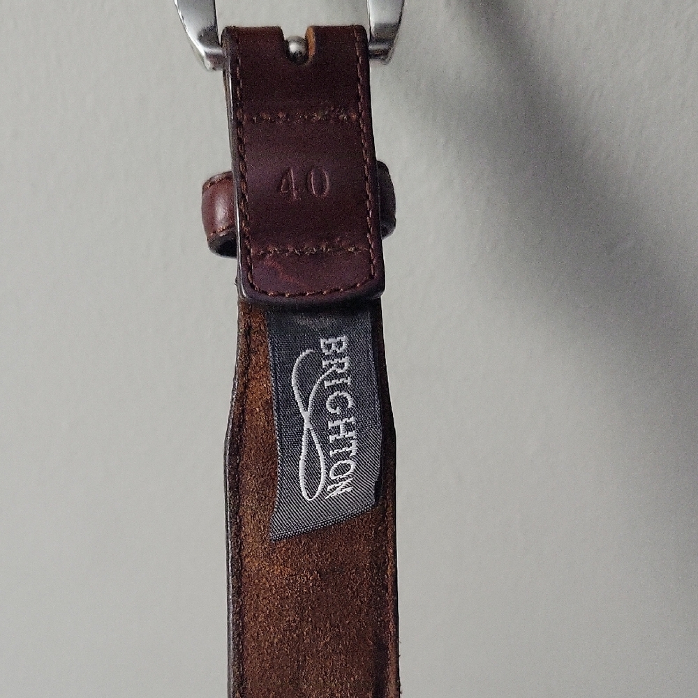 Brighton Dark Brown Leather Men's Size 40